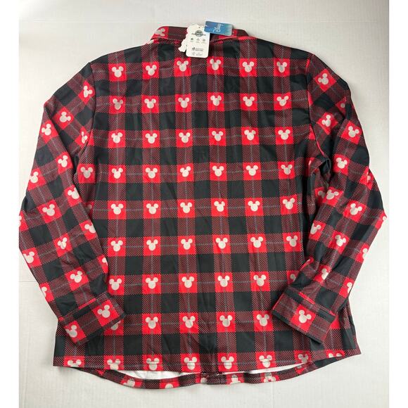 Disney Patpat Mickey Mouse Men's XXL Red Long Sleeve Shirt - Picture 7 of 10